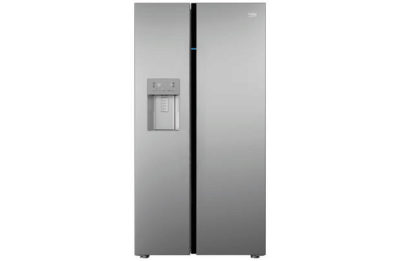 Beko ASGN542S American Style Fridge Freezer - Silver